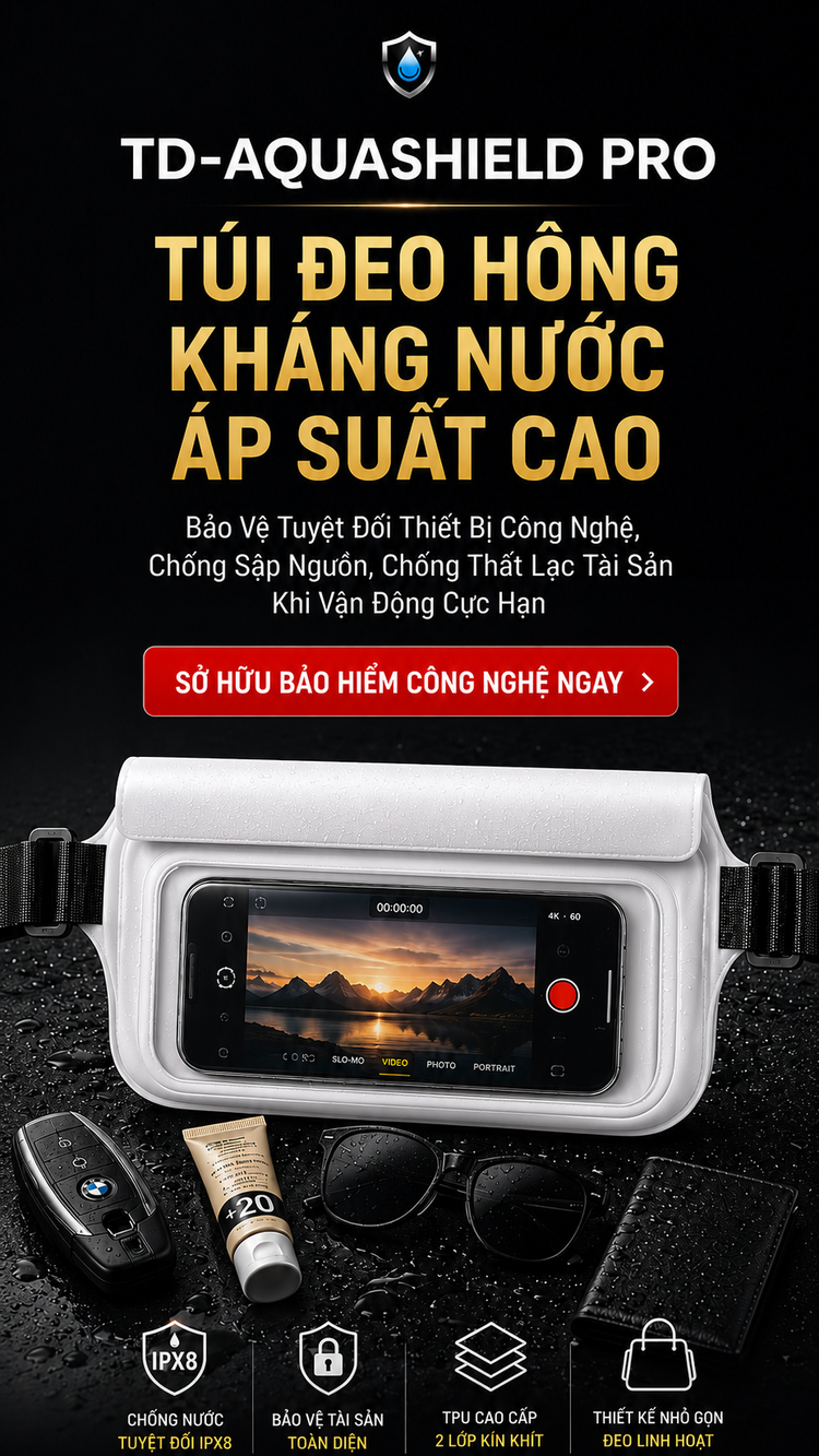 TÚI ĐEO HÔNG CHỐNG NƯỚC SÂU TD-AQUASHIELD PRO